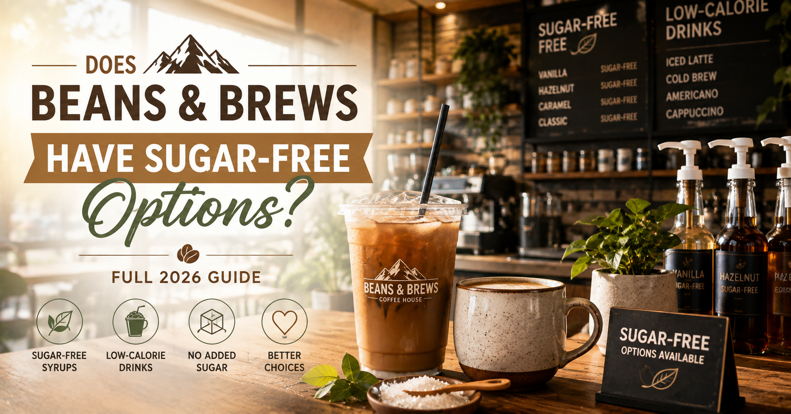 Does Beans & Brews Have Sugar-Free Options? Full 2026 Guide