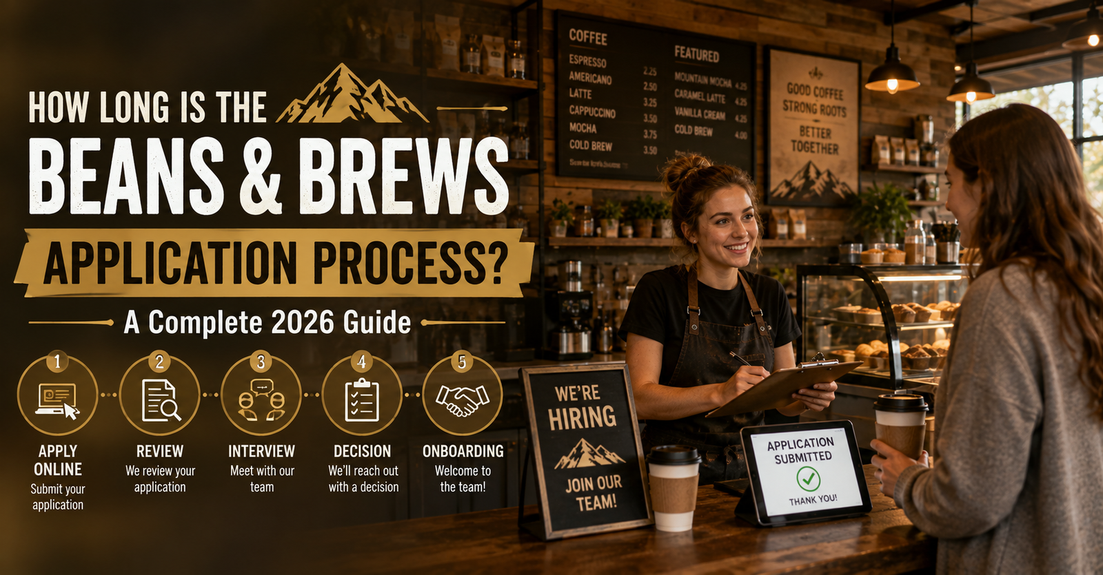How Long Is the Beans & Brews Application Process